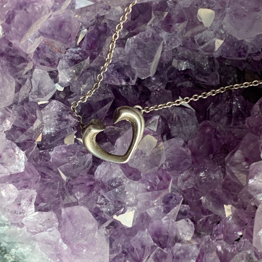 💝💝💝 Rare Tiffany & Co/ Paloma Picasso “tenderness heart ❤️ “ necklace